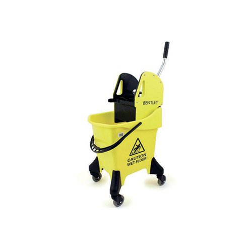Hygineer Ergonomic Heavy Duty Mop Bucket Yellow 31 Litre HRMB31/Y