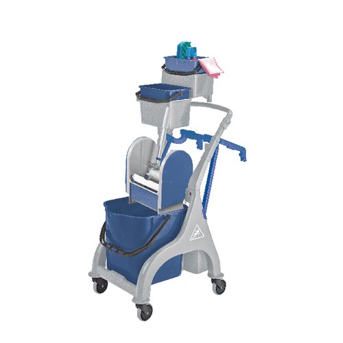 Kentucky Mopping Quick Response Trolley (Includes bucket holders, mop handle and hooks) MWVK5B01L