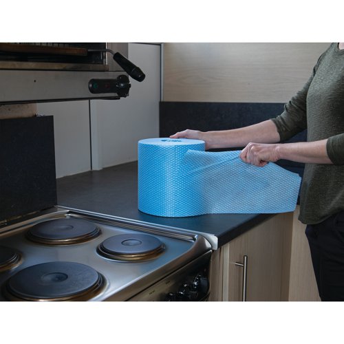 Robert Scott Handy Roll 350 Sheets Blue (Pack of 2) 104628B - 2 CX09748 Buy online at Office 5Star or contact us Tel 01594 810081 for assistance