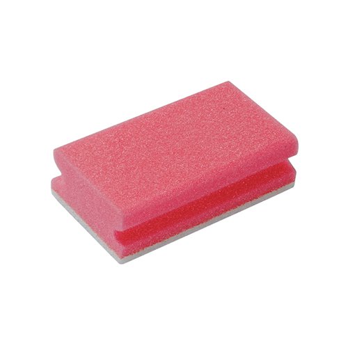 Finger Grip Scourers 130x70x40mm Red (Pack of 10) 102422 Washing Up Products CX81410