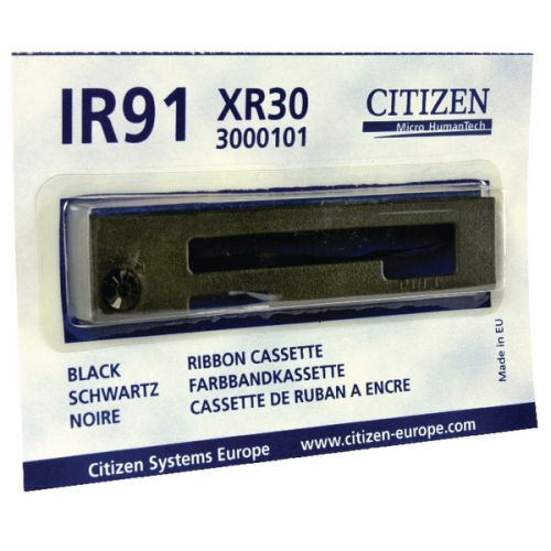 Citizen Black XR30 Mini Printer Ribbon For IR91 Series Printer s 3000101