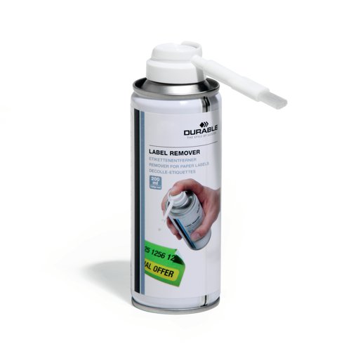 Durable Label Remover Contains Alcohol 200ml Can 586700 DB05909 Buy online at Office 5Star or contact us Tel 01594 810081 for assistance