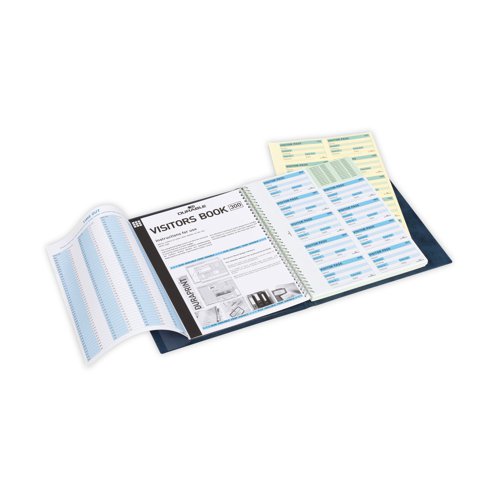 DB10092 Durable Visitors Book with 300 Badge inserts 1465/00