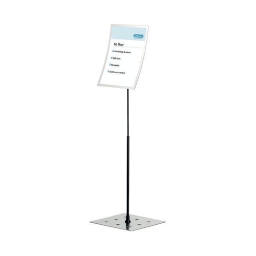 Durable Duraview Floor Stand A3 Silver 498223