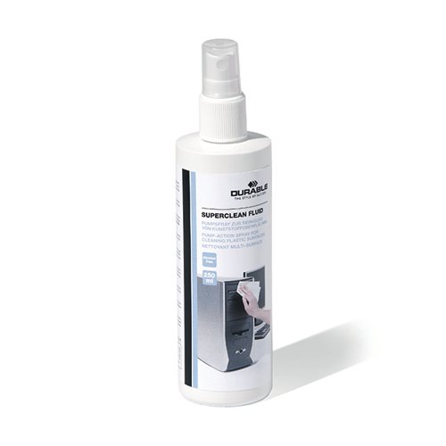 Durable Superclean Fluid Cleaning Pump Spray for Plastic Surfaces Alcohol Free 250ml 578119
