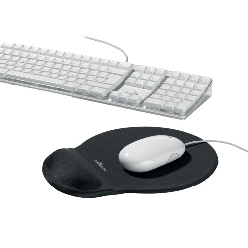 Durable ERGOTOP Mouse Pad with Gel Support Black 574858