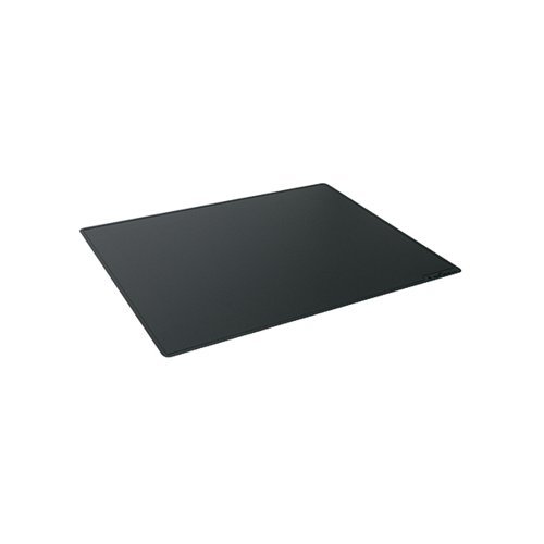 Durable Desk Mat with Contoured Edges 530x400mm Polypropylene Black 713201