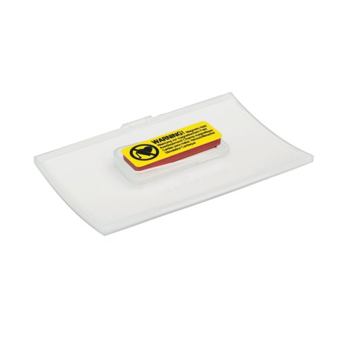 Durable Name Badge CLICK FOLD w/Magnet Place/Hold 40x75 (Pack of 10) 825919 | DB73220 | Durable (UK) Ltd