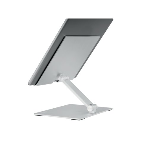 Durable Universal Adjustable Tablet Stand Rise Silver 894023 DB73263 Buy online at Office 5Star or contact us Tel 01594 810081 for assistance