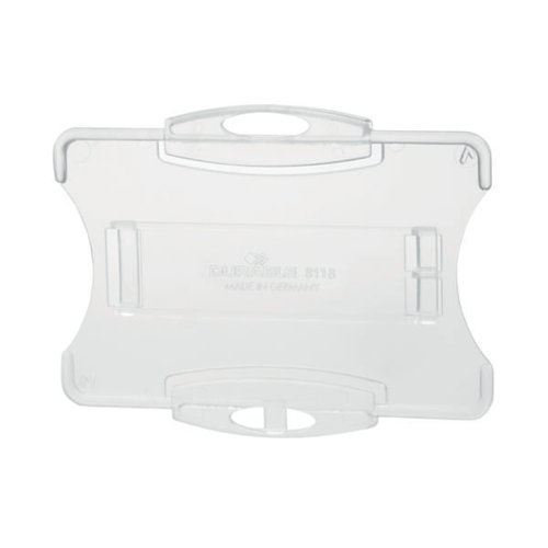 Durable Security Pass Holder 54x85mm Clear (Pack of 10) 891819 - Durable (UK) Ltd - DB80760 - McArdle Computer and Office Supplies