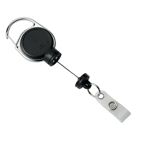 Durable Extra Strong Badge Reel Black (Pack of 5) 832901