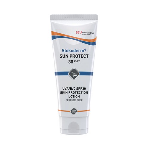 Deb Stokoderm Sun Protect 30 PURE 100ml Tube SUN100ML DEB10076 Buy online at Office 5Star or contact us Tel 01594 810081 for assistance