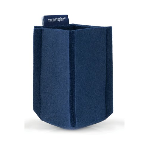 Magnetoplan MagnetoTray Felt Pen Holder Small Blue 60x60x100mm 1227614 DF06282 Buy online at Office 5Star or contact us Tel 01594 810081 for assistance