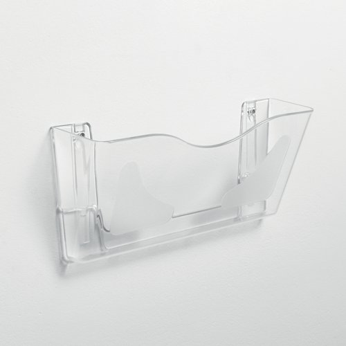 Deflecto SteriTouch Wall Pocket Landscape Clear CP074STCRY - Deflecto Europe - DF07449 - McArdle Computer and Office Supplies