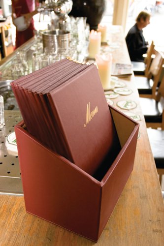 Securit Classic A4 Book Cover Box Set Leather 4 x A4 Insert Wine Red (Pack of 20) MC-BOX-CRA4-WR