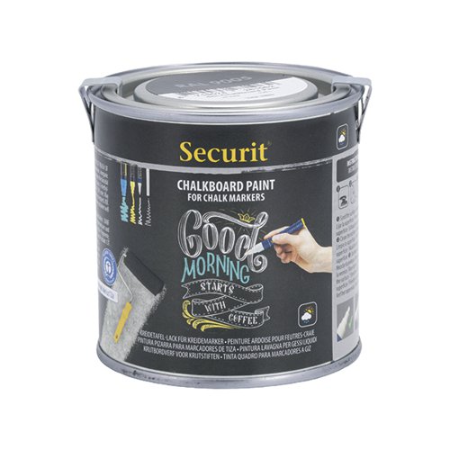Securit Acrylic Chalkboard Paint Black 250ml PNT-BL-SM