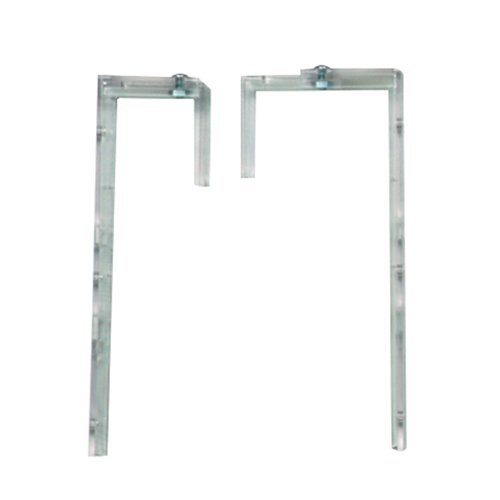 Deflecto Literature Wall File Brackets (Pack of 2) DEOPBKTYT