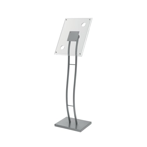 Deflecto Curve Floor Standing Sign/Information Holder A3 370x280x1285mm 2046A3 DF95350 Buy online at Office 5Star or contact us Tel 01594 810081 for assistance