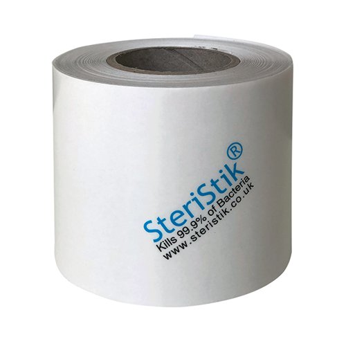 Deflecto SteriStik Antimicrobial Surface Covering 75mm x 25m STT-75