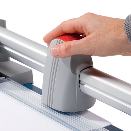 This Dahle Rotary Trimmer offers high quality trimming and cutting whether in the office, at home or school. Combining precision with maximum safety, ease of use and options for tailoring products to suit any specific application. This A4 trimmer has a cutting length of 360mm and a capacity of up to 35 sheets. Featuring a sturdy metal table with non-slip rubber feet for firm standing with cutting blades which are fully enclosed in plastic housing for safety.