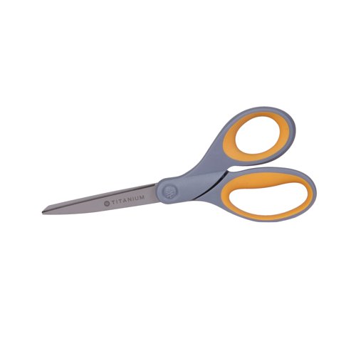 DH59538 | These Westcott scissors have a precise, sharp edge with a titanium coating, which provides exceptional longevity. The handle is designed to be ergonomic and the scissors also have a gliding pivot mechanism for effortless use. This pack contains 1 pair of 8 inch (210mm) scissors.