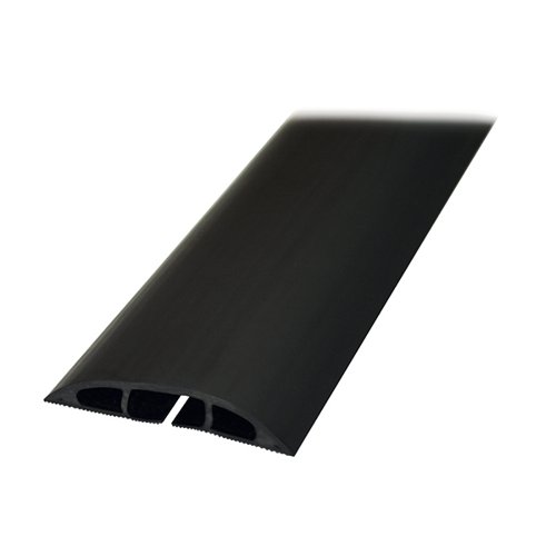 D-Line Black Light Duty Floor Cable Cover 60mmx1.8m Long CC-1