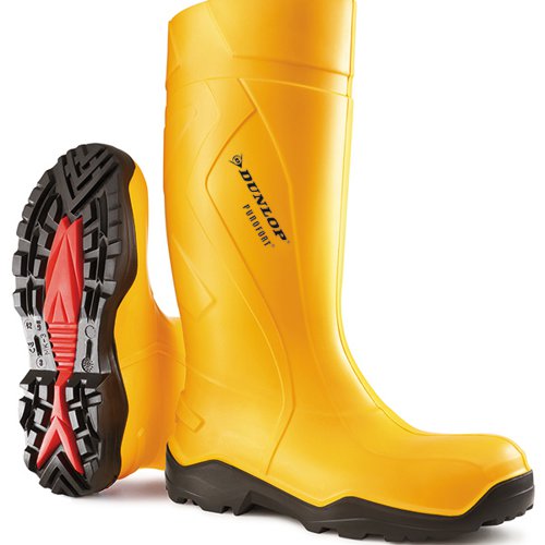 Dunlop Purofort+ Full Safety Wellington Boots 1 Pair Yellow 07