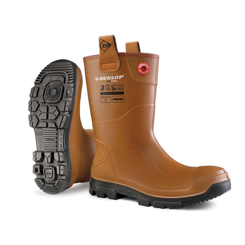 Dunlop Purofort Rigpro Full Safety Waterproof Rigger Boot Fur Lined