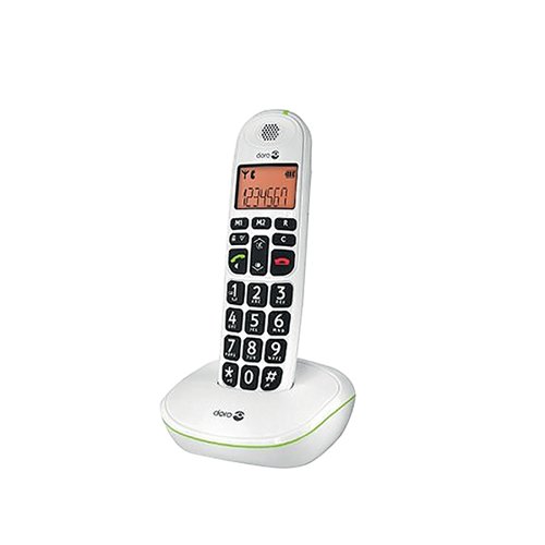 Doro DECT Cordless Telephone Big Button White PHONEEASY 100W DRO05543 Buy online at Office 5Star or contact us Tel 01594 810081 for assistance