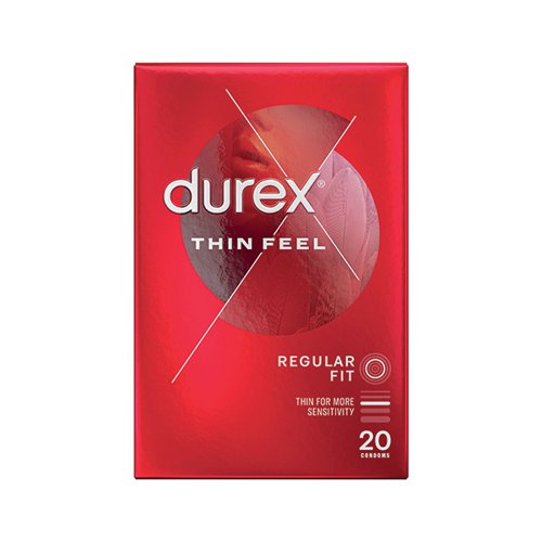 Durex Thin Feel condoms offer enhanced sensitivity, increasing the feeling of closeness to your partner without sacrificing safety. Help make sex feel better by increasing sensitivity. Remember no method of contraception works 100 Percent against pregnancy, HIV or sexually transmitted infections. It's good to be in the know, so read the info inside, especially if you are using condoms for anal or oral sex. Supplied in a pack of 20.