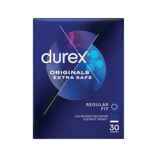 Durex Extra Safe Condoms Pack of 30 3203180 DRX78561 Buy online at Office 5Star or contact us Tel 01594 810081 for assistance