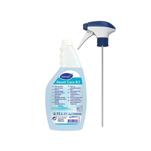 Diversey Room Care R3 Multisurface and Glass Cleaner 750ml (Pack of 6) 7509658