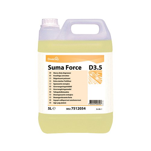 Diversey Suma D3.5 Heavy Duty Degreaser 5 Litre (Pack of 2) 7512054