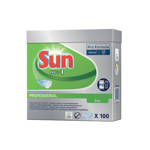 Sun Professional All-in-One Eco Tabs (Pack of 100) 7521559