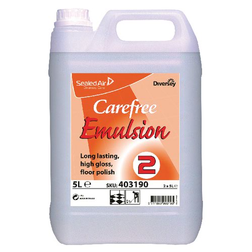 Carefree Floor Emulsion 5 Litre (Pack of 2) 403190