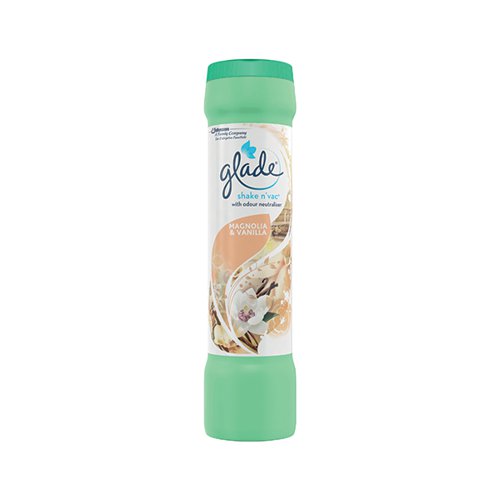 Glade Shake n' Vac Magnolia and Vanilla 500g 683254 DV58943 Buy online at Office 5Star or contact us Tel 01594 810081 for assistance