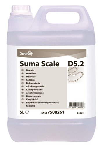 Diversey Suma Scale D5.2 Descaler 5 Litre (Pack of 2) 7516314 DV70931 Buy online at Office 5Star or contact us Tel 01594 810081 for assistance
