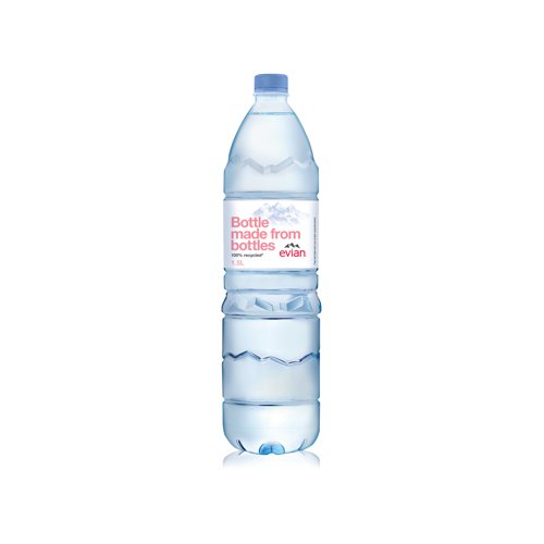 DW08460 | Evian Natural Spring Water is taken from a natural French spring and bottled at source, for delicious and refreshing hydration. This bulk pack of eight 1.5 litre bottles is ideal for stocking fridges in offices and customer facing environments.