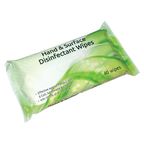 EcoTech Hand and Surface Disinfectant Wipes 40 Sheets (Pack of 16) FPHSD40 ECO24130 Buy online at Office 5Star or contact us Tel 01594 810081 for assistance