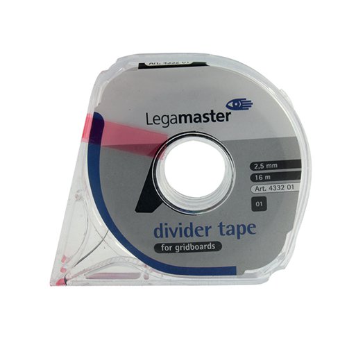 Legamaster Self-Adhesive Tape For Planning Boards 16m Black 4332-01 ED02985 Buy online at Office 5Star or contact us Tel 01594 810081 for assistance