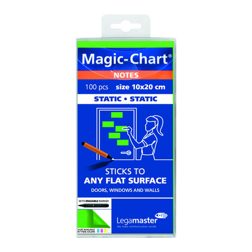 Legamaster Magic Notes 20X10cm Green (Pack of 100) 7-159404