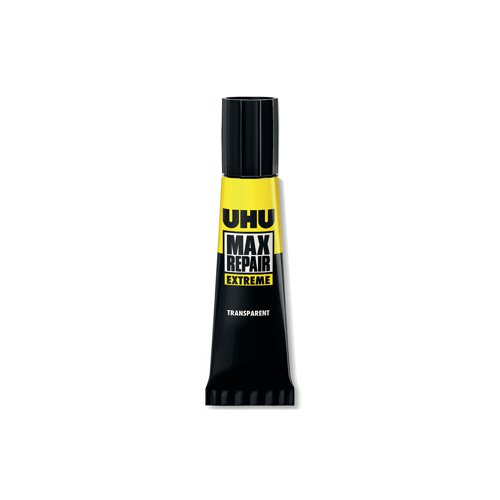 ED36367 | Suitable for repairing porous and non-porous materials such as wood, textile, leather, cork, metal, glass, plastic, rubber, ceramic tiles, stone, cement and many other materials. This flexible Max Repair glue is designed for use both indoors and outdoors with the added advantage of being resistant to UV light, various temperatures and shock or vibrations. Supplied in an 8g tube.