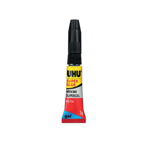 UHU 064061 Super Glue Gel 3g 3-64061 ED41557 Buy online at Office 5Star or contact us Tel 01594 810081 for assistance