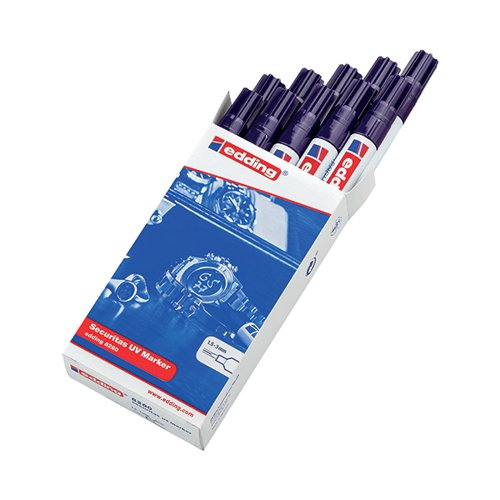 Edding 8280 Securitas UV Marker Clear (Pack of 10) 4-8280100