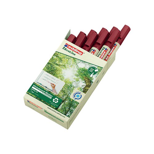 Paard Vulkanisch overeenkomst Edding 28 Ecoline Drywipe Markers (Pack of 10) Red 4-28002 -  TheOfficeStore.ie