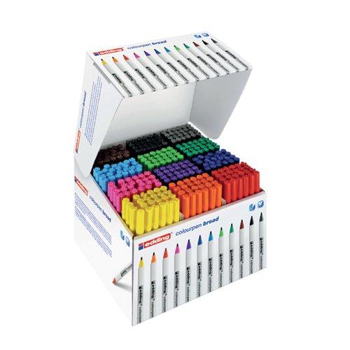 Edding Colourpen Broad Assorted (Pack of 288) 300461000