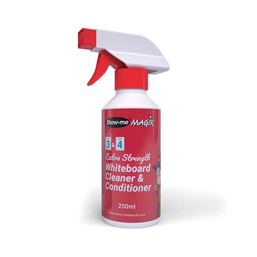 Show-me MAGIX Whiteboard Cleaner 250ml WCC EG60135 Buy online at Office 5Star or contact us Tel 01594 810081 for assistance