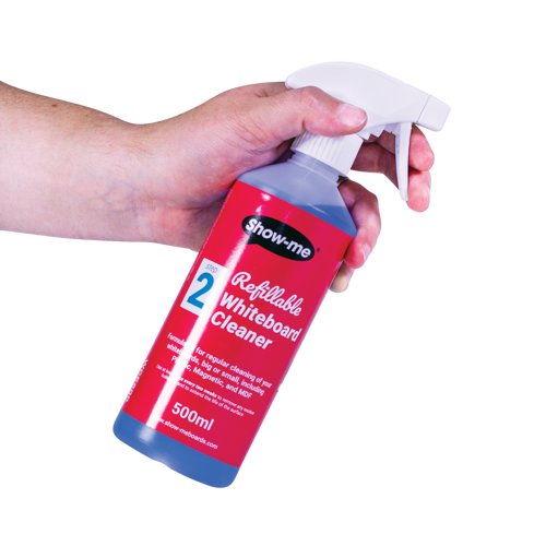 Show-Me Whiteboard Cleaner 500ml WCE500 EG60365 Buy online at Office 5Star or contact us Tel 01594 810081 for assistance
