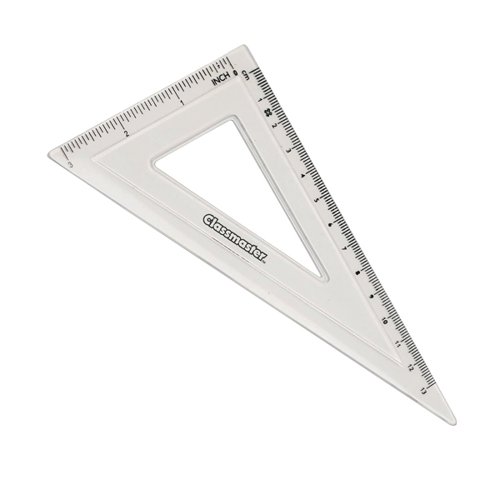 Classmaster 60 Degree Set Square Clear (Pack of 30) S60/30
