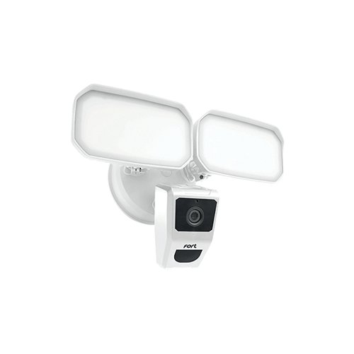 Fort Smart Wi-Fi Security Camera with Twin Floodlights 1080p White ECSPCAMFLW